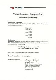 Yazaki Resources Company Ltd. - GasKlima