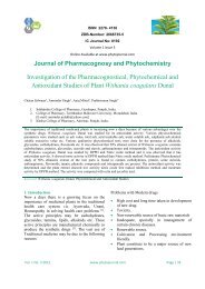 Withania coagulans - Journal of Pharmacognosy and Phytochemistry
