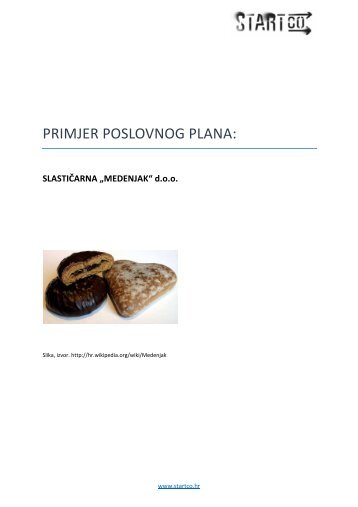 PRIMJER POSLOVNOG PLANA