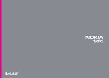 Nokia N85 - Manuale duso del {0}