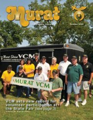 VCM sets new record for volunteer participation at the State Fair (see page 3)