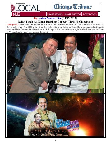 Rahat Fateh Ali Khan Dazzling Concert Thrilled ... - Asian Media USA