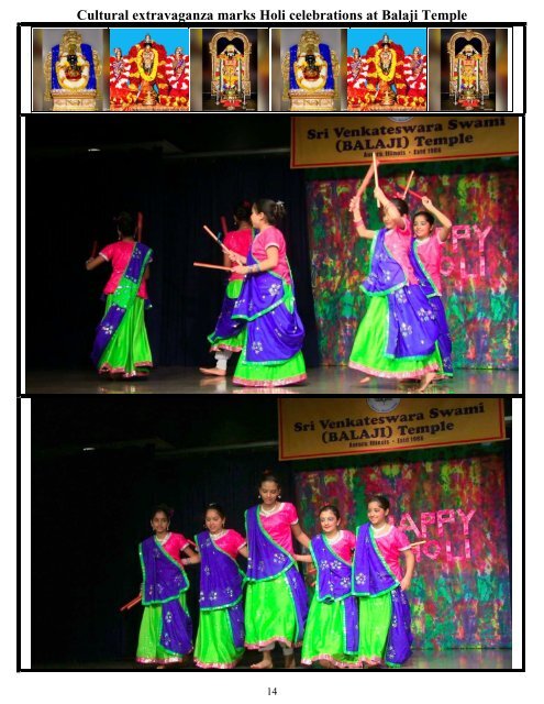 Cultural extravaganza marks Holi celebrations at ... - Asian Media USA