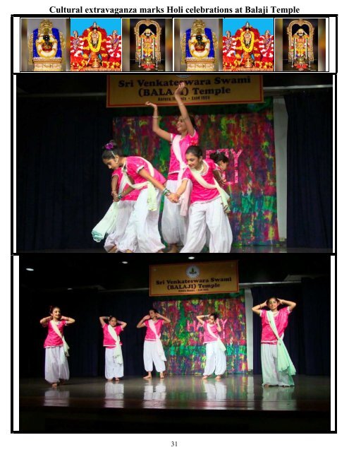 Cultural extravaganza marks Holi celebrations at ... - Asian Media USA