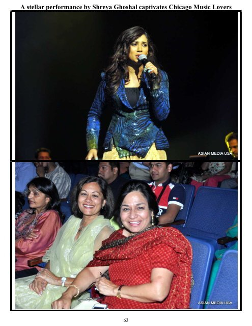 A stellar performance by Shreya Ghoshal ... - Asian Media USA