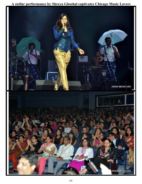 A stellar performance by Shreya Ghoshal ... - Asian Media USA