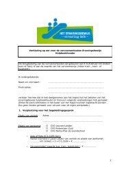 Verklaring op eer en geweten voor de vervoersonkosten