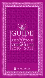 Guide pratique 2010 - Versailles Club d'Affaires