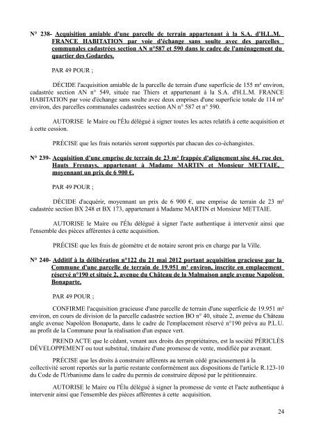 COMPTE RENDU DE RÉUNION DU CONSEIL MUNICIPAL