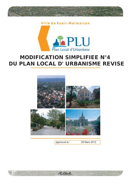 MODIFICATION SIMPLIFIEE N°4 DU PLAN LOCAL D’ URBANISME REVISE