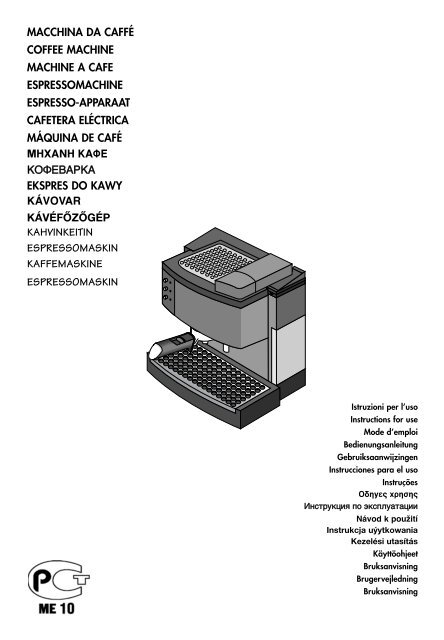 Delonghi EC 750 - IT - De'Longhi - EC 750 - Libretto istruzioni