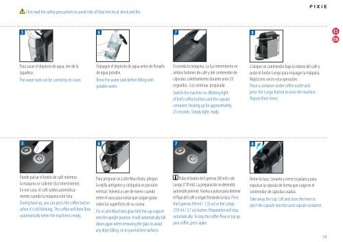 Delonghi Pixie EN 125.A - Multi lingua - De'Longhi - Pixie EN 125.A - Libretto istruzioni