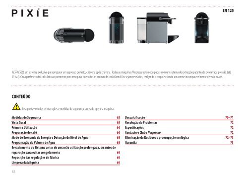 Delonghi Pixie EN 125.A - Multi lingua - De'Longhi - Pixie EN 125.A - Libretto istruzioni