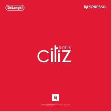 Delonghi Citiz & Milk EN 266.CWAE - Multi lingua - De'Longhi -  Citiz & Milk EN 266.CWAE - Libretto istruzioni