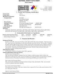 Paint Thinner MSDS - Case School of Engineering