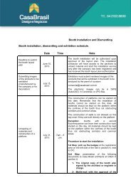 Booth Installation and Dismantling Booth installation, dismantling ...