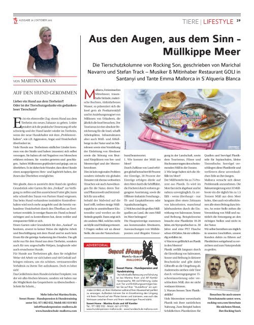 Die Inselzeitung Mallorca Oktober 2015