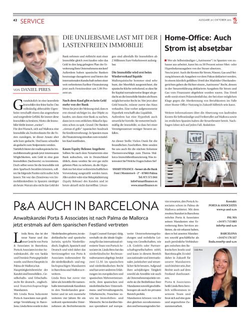 Die Inselzeitung Mallorca Oktober 2015