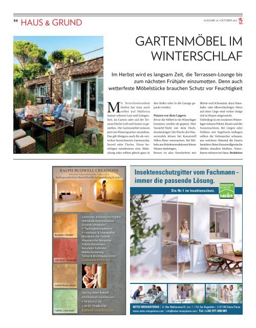 Die Inselzeitung Mallorca Oktober 2015