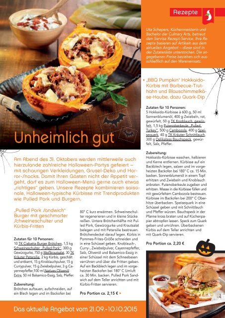 Servisa Extrablatt Herbst 2015