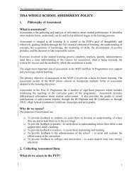 Assessment Policy - The International School of Azerbaijan