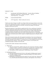 Letter to Chief Building Official and Executive ... - Michael Walker
