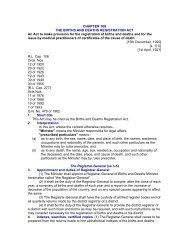 The Births and Deaths Registration Act (Cap.108.R.E.2002). - RITA