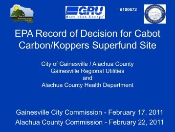 EPA Record of Decision for Cabot Carbon/Koppers Superfund Site