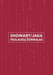 SHOWART|JAGA Paslaugų leidinys
