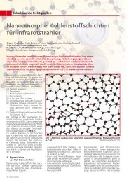 Nanoamorphe Kohlenstoffschichten für Infrarotstrahler