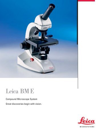 Leica BM E Basic Microscope Brochure - Meyer Instruments, Inc.