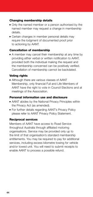 AANT Entitlements Brochure