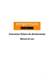 Conversor fichero de devoluciones