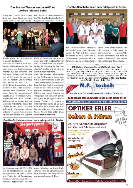 HÖRTEST-GUTSCHEIN - Dortmunder & Schwerter Stadtmagazine