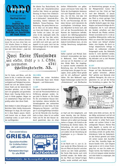 HÖRTEST-GUTSCHEIN - Dortmunder & Schwerter Stadtmagazine