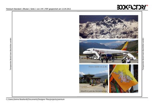 Bhutan Fotobuch