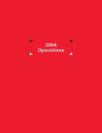2004 Operations