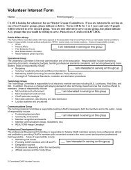 Volunteer Interest Form