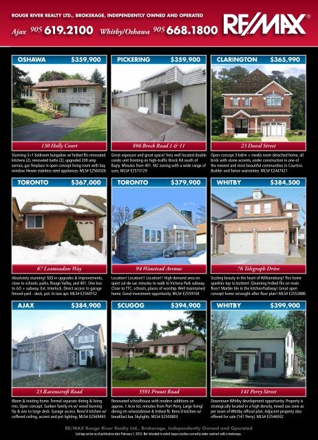 Inventory of Homes