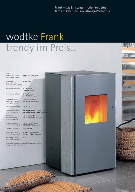 wodtke Pellet Primärofen®-Technik Die Zukunftswärme