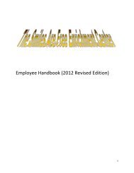 Employee Handbook (2012 Revised Edition)