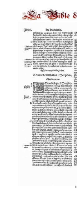 La Bible d'Olivetan 1535