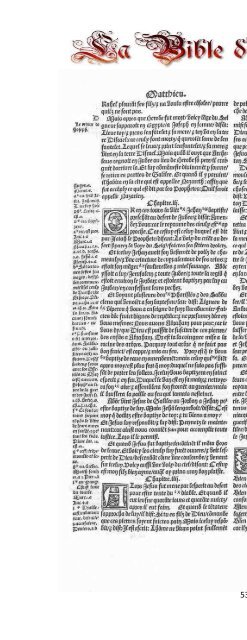 La Bible d'Olivetan 1535