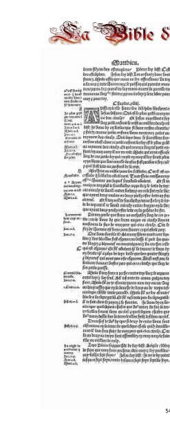 La Bible d'Olivetan 1535