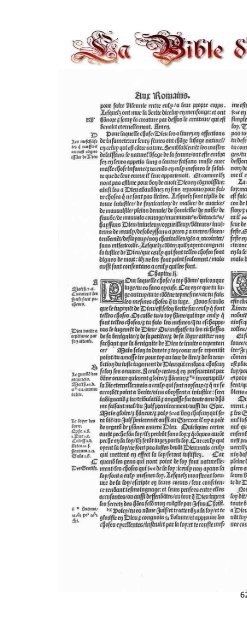 La Bible d'Olivetan 1535