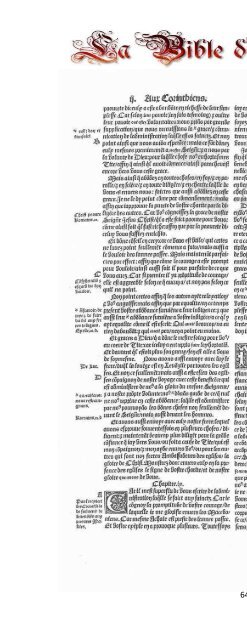 La Bible d'Olivetan 1535