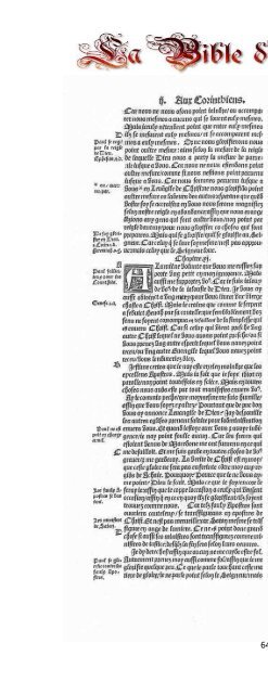 La Bible d'Olivetan 1535