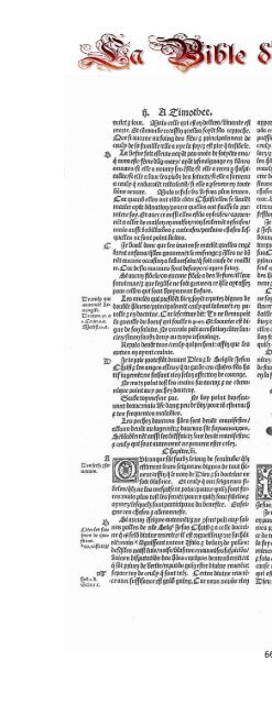 La Bible d'Olivetan 1535