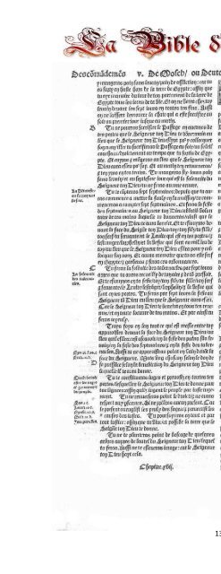 La Bible d'Olivetan 1535