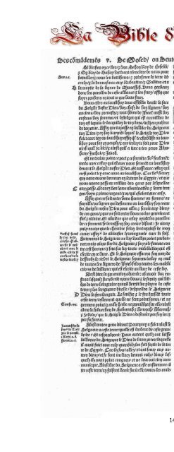 La Bible d'Olivetan 1535